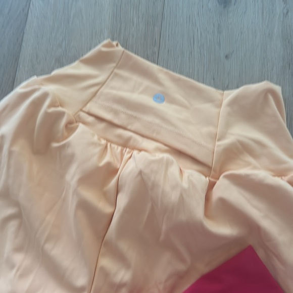 Red and Orange High-Waisted Shorts - Picture 3 of 3